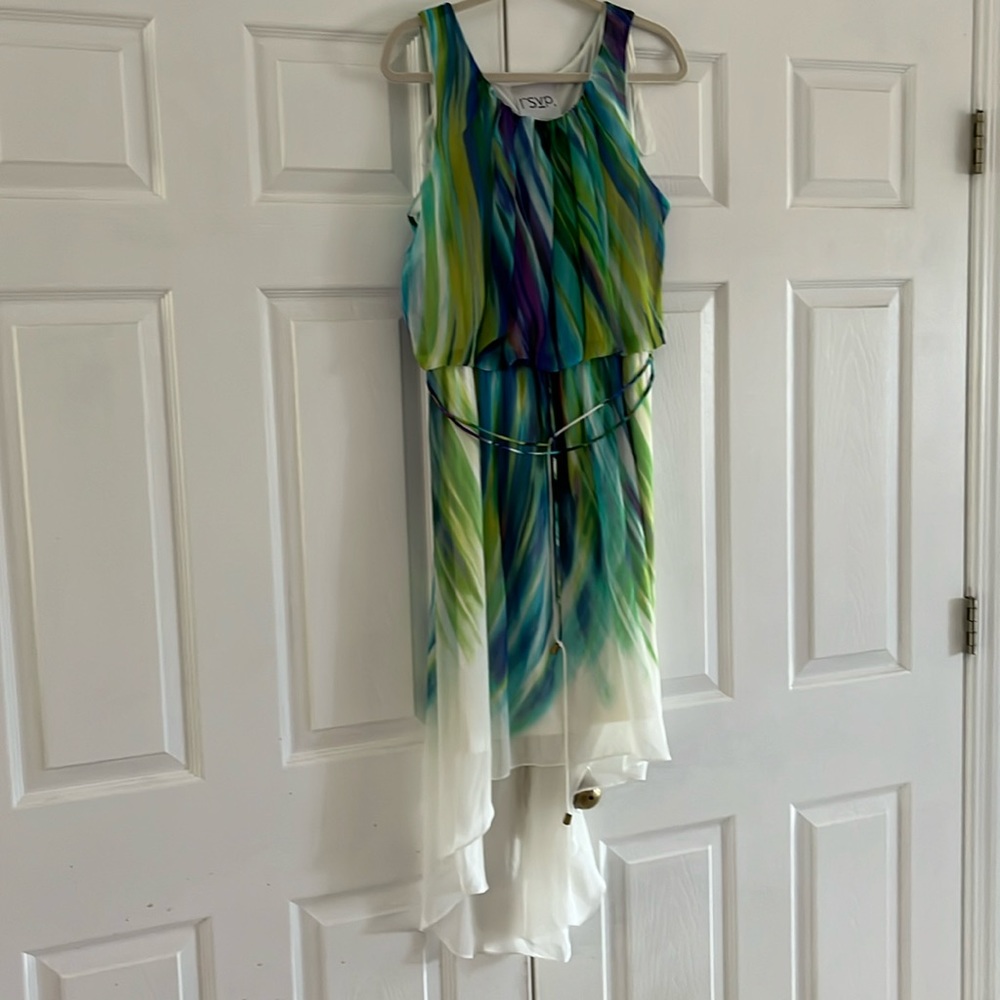 RSVP chiffon high low dress